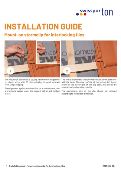 swissporTON_Installation_guide_Mount_on_stormclip_Interlocking_tiles_2025_EN.pdf