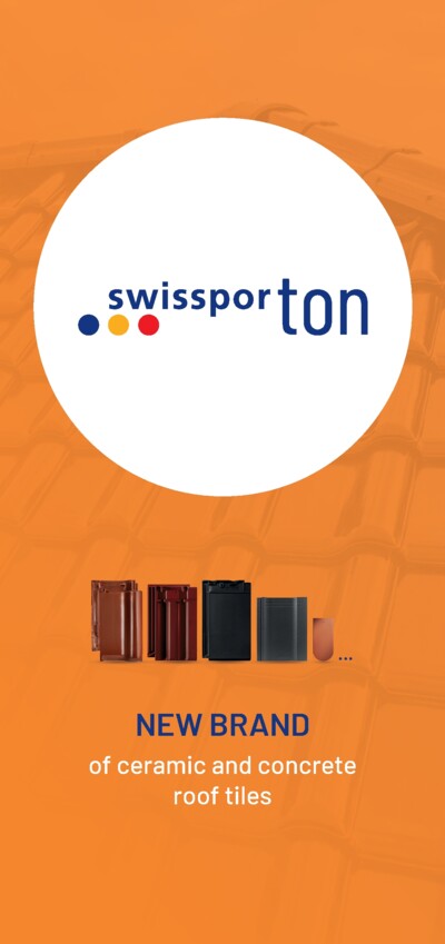 Brochure swissporTON - NEW BRAND of ceramic and concrete roof tiles